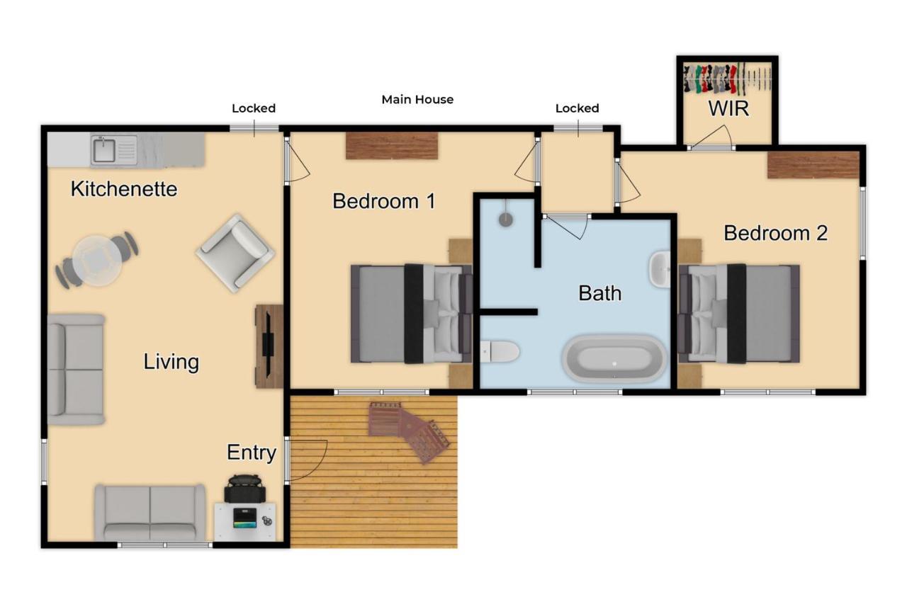Sweet Magnolia 1 Or 2 Bedroom Suite St Kilda Cambridge With Complimentary Continental Breakfast Екстер'єр фото